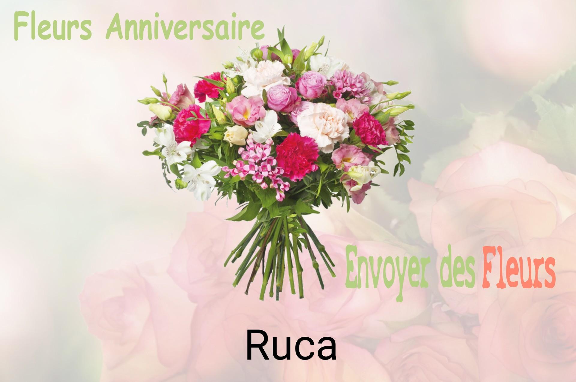 Bouquet de fleurs d’anniversaire livré à Ruca
